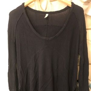 Free people scoop neck long sleeve